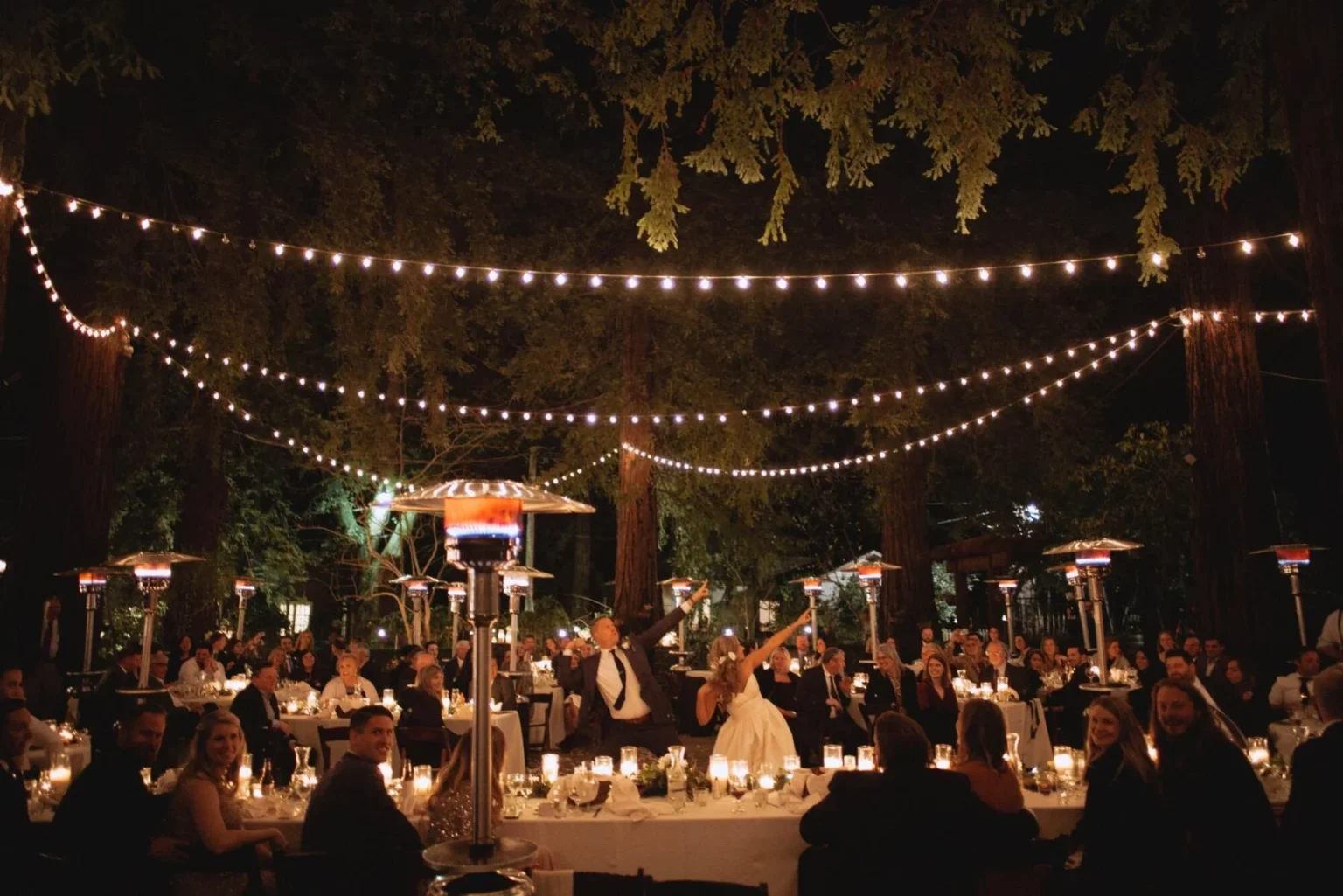 Deer Park Villa winter wedding ceremony and reception inspiration.
